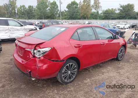 2016 Toyota Corolla S Plus from USA, damaged, VIN 5YFBURHE1GP487792